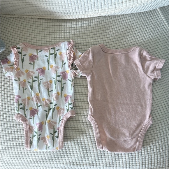Cloud Island Floral and Pink Bodysuits - Picture 6 of 6